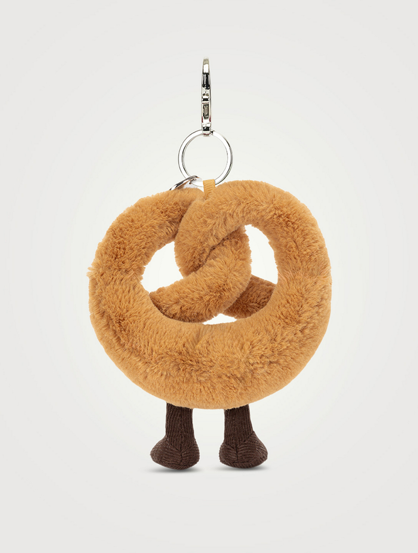 ぬいぐるみ  pretzel bag charm Jellycat AMUSEABLES PRETZEL BAG CHARM New BNWT Soft Plush Keychain