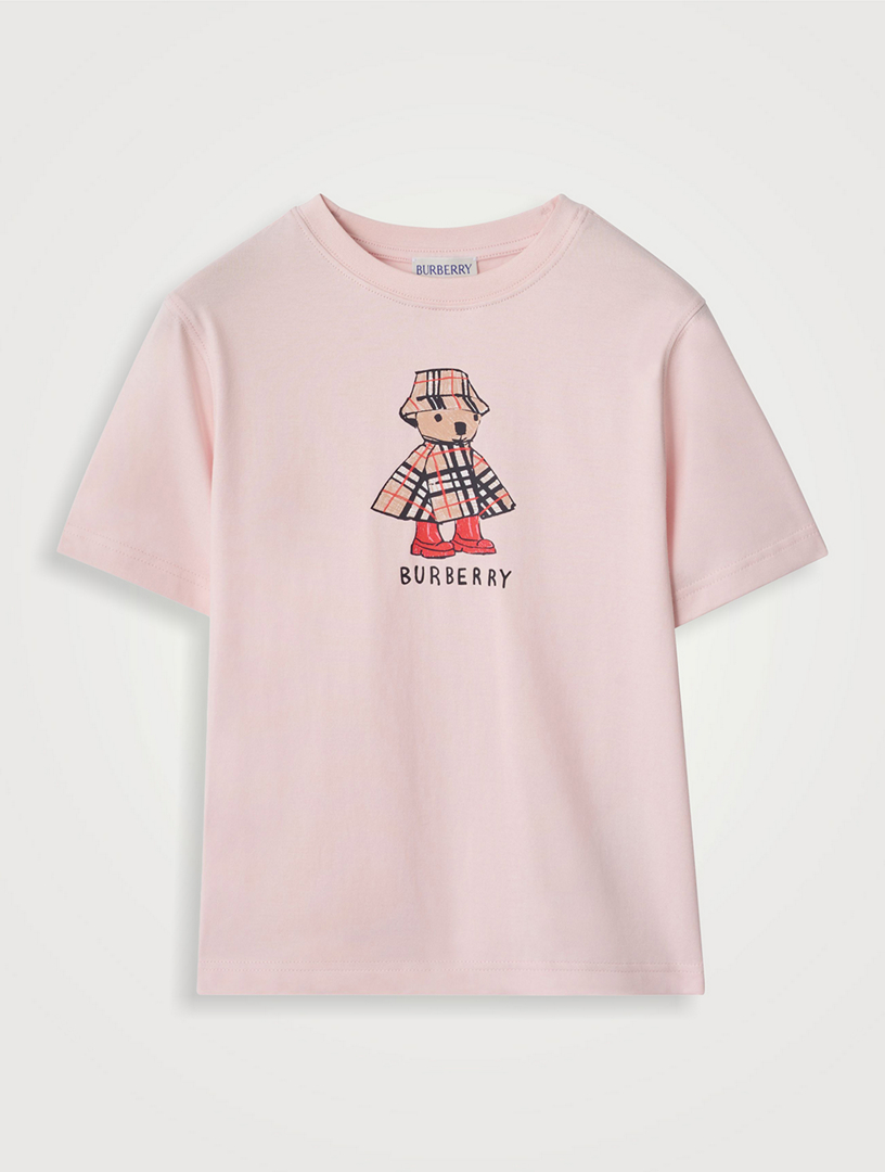 Rainy Day Bear Cotton T-Shirt