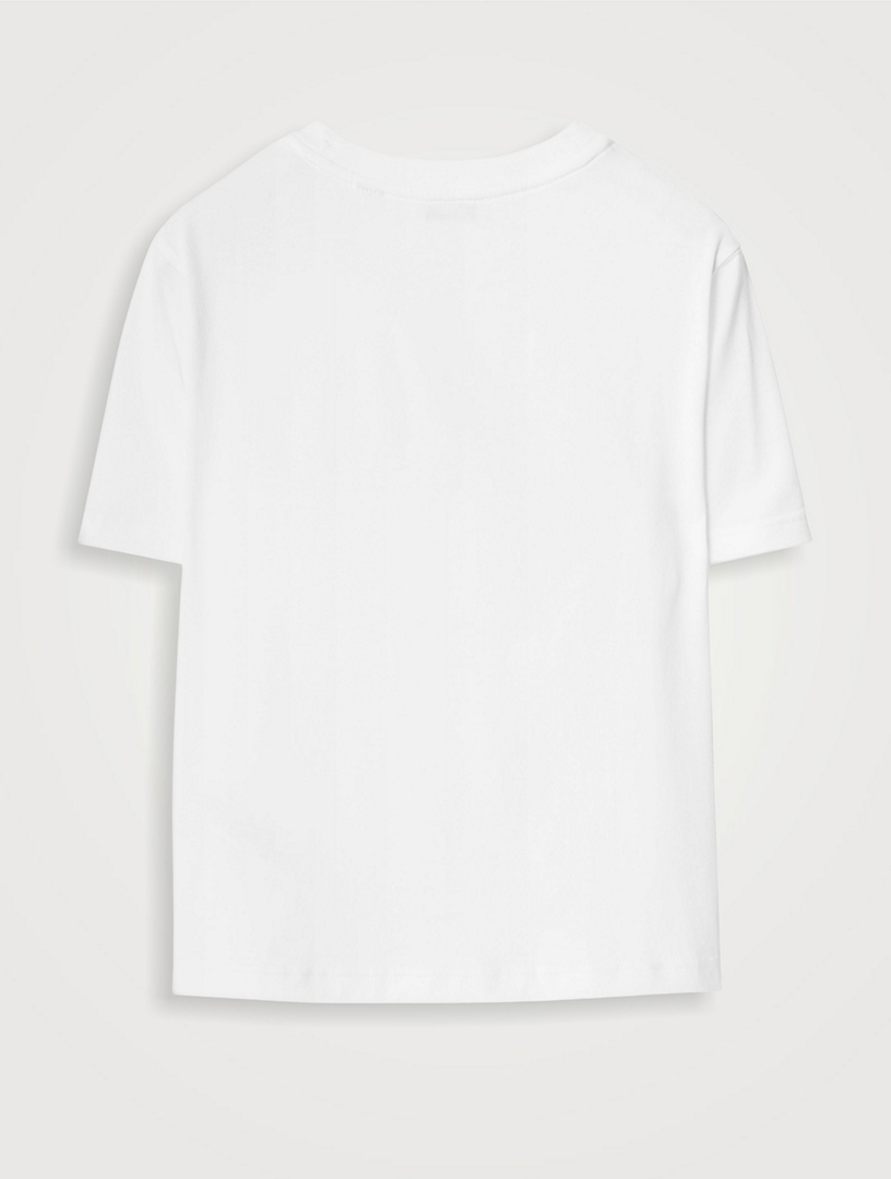 BURBERRY Knight Check Cotton T-Shirt | Holt Renfrew