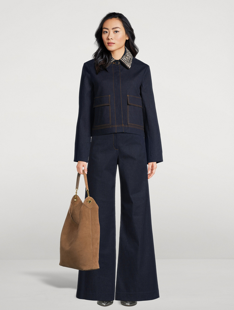 VERONICA BEARD Barrington Denim Jacket | Holt Renfrew