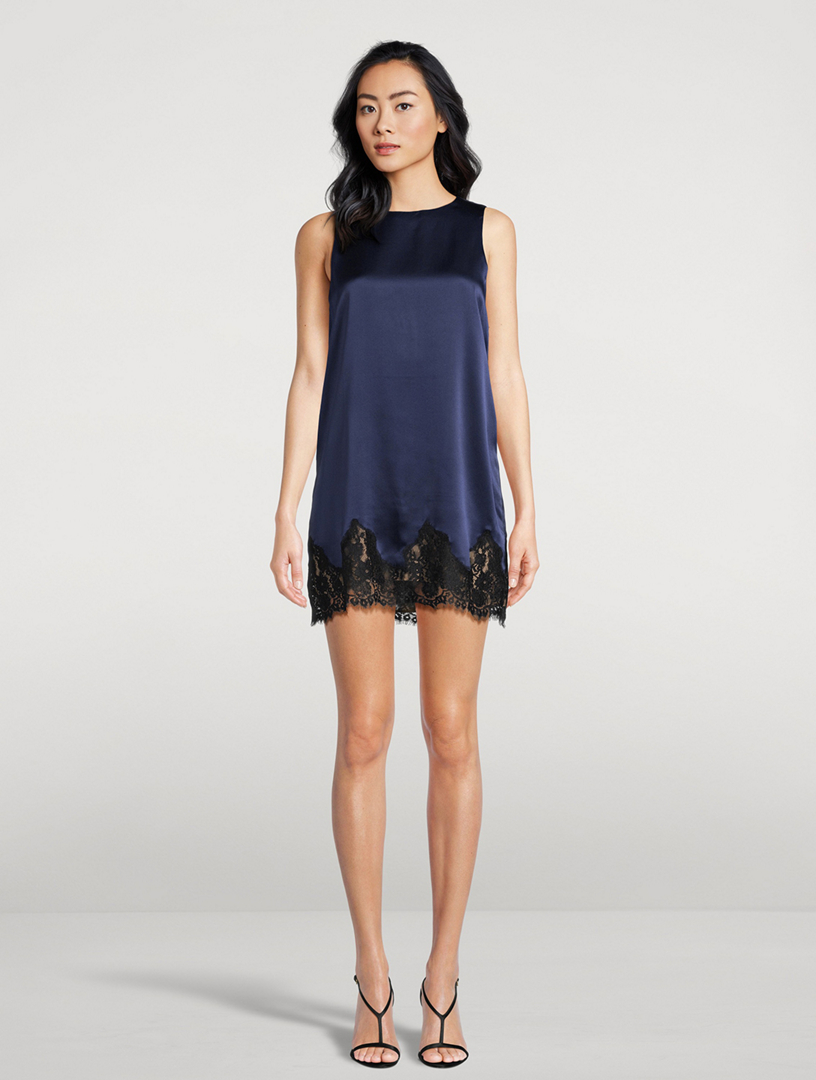 jessalyn silk dress reformation Reformation Women's Jessalyn Silk Dress - Blue - Size S