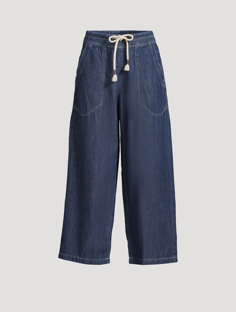 FREE PEOPLE Easy Peasy Wide-Leg Jeans | Holt Renfrew