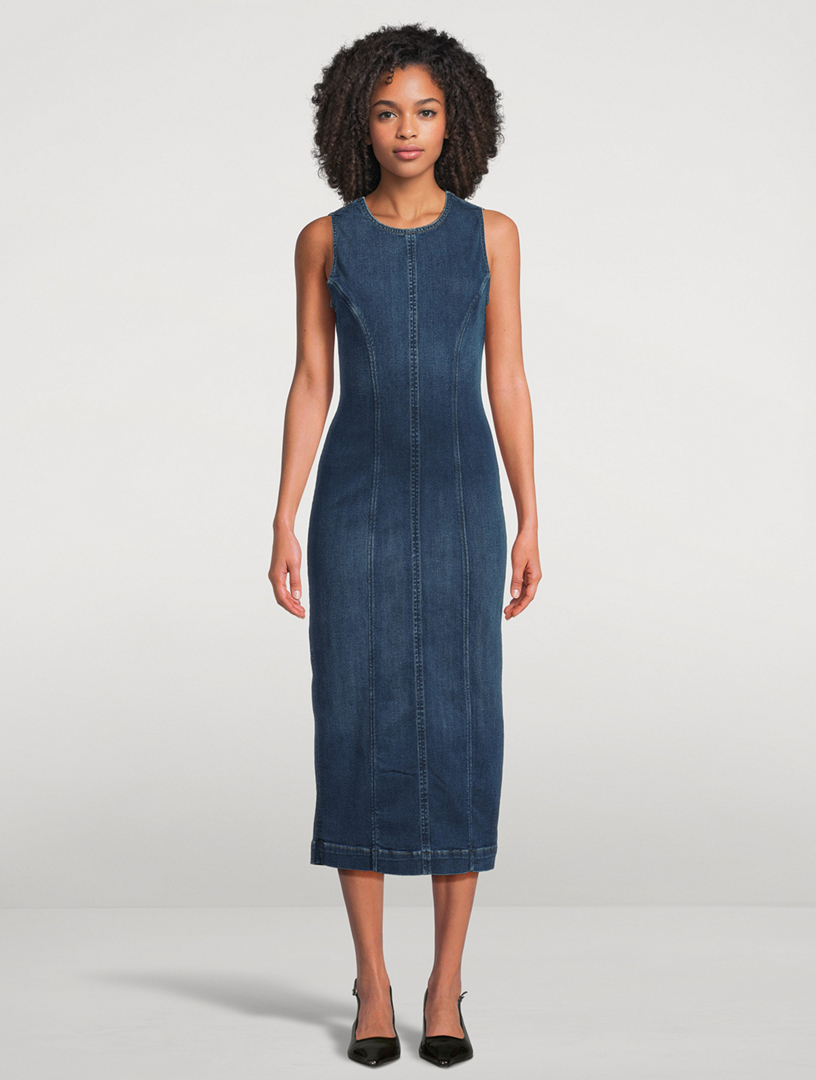 white christmas dresses Esme Denim Midi Shirtdress main image 1
