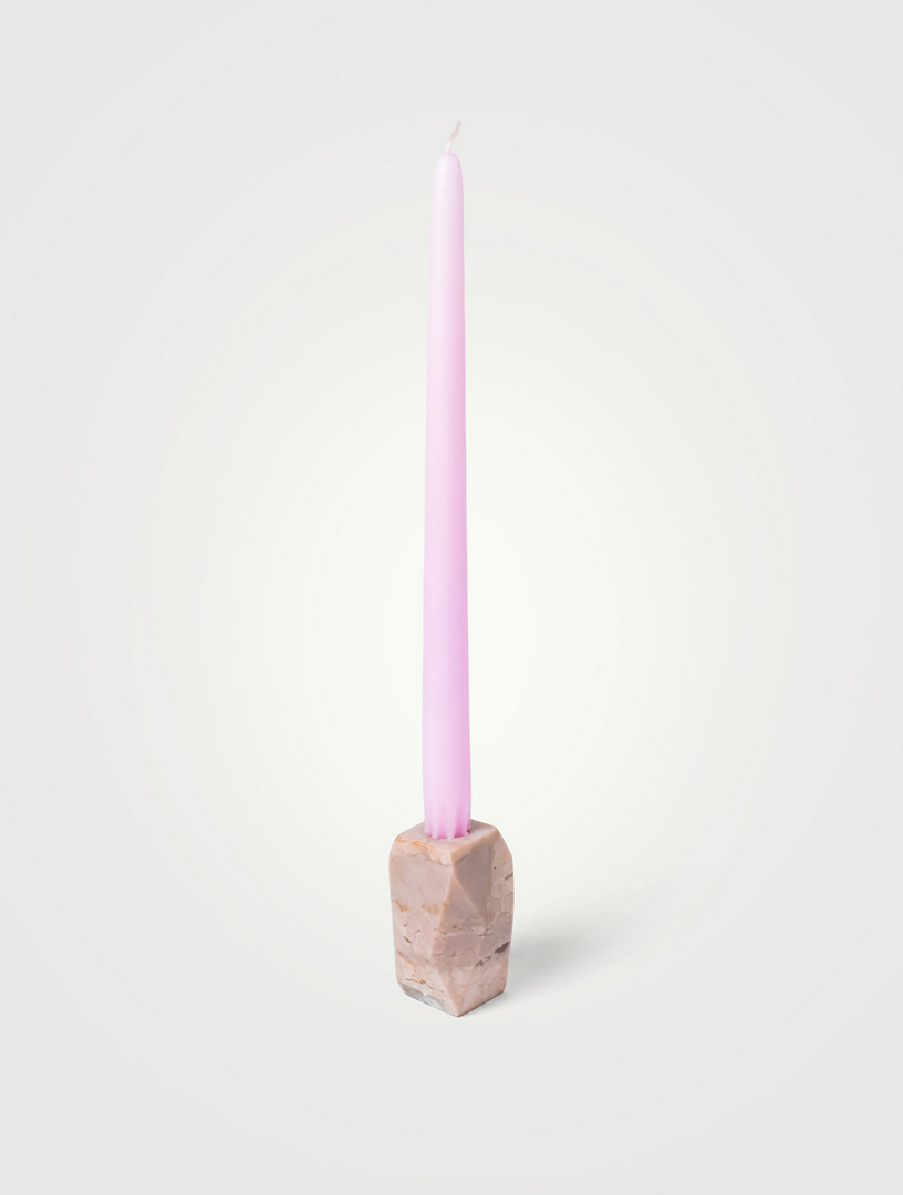 Gemstone Faceted Candle Holder