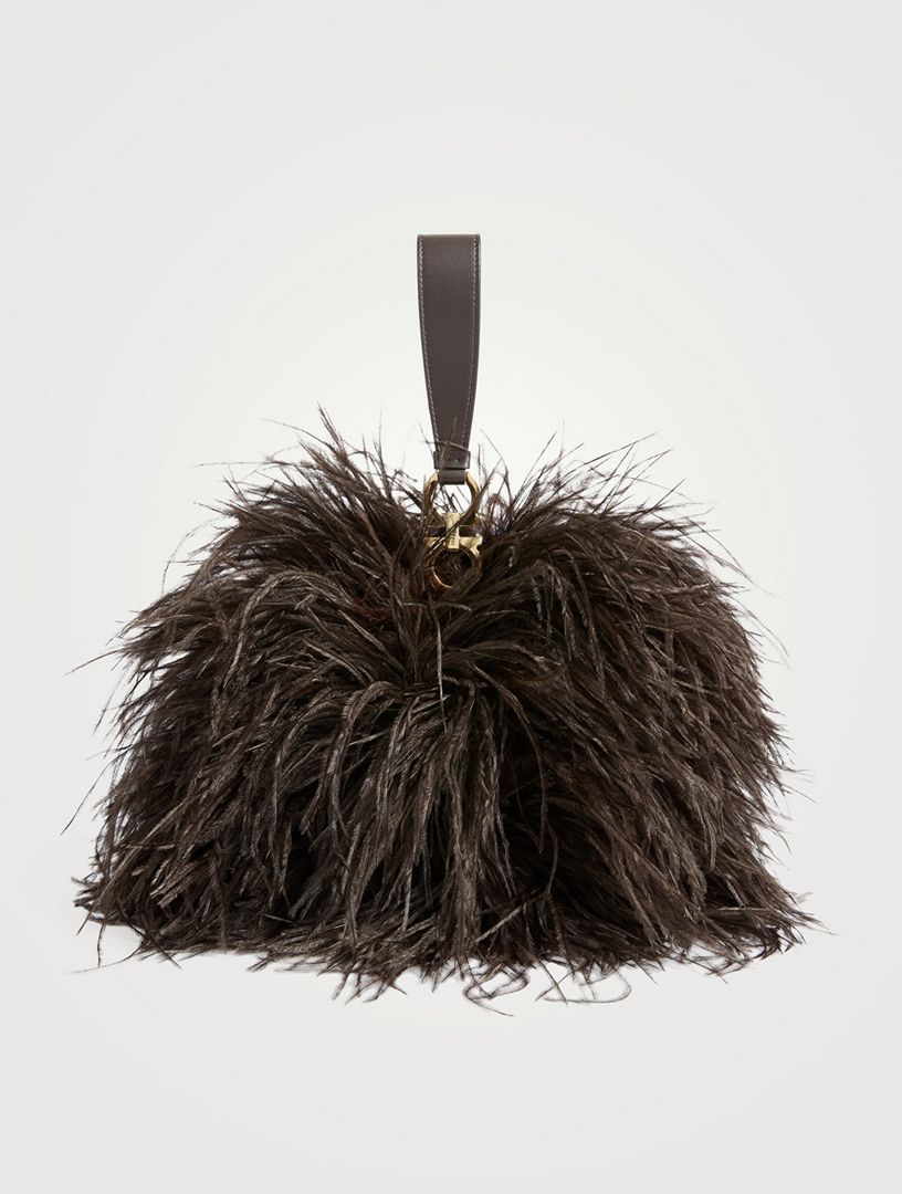Mini Feather Clutch