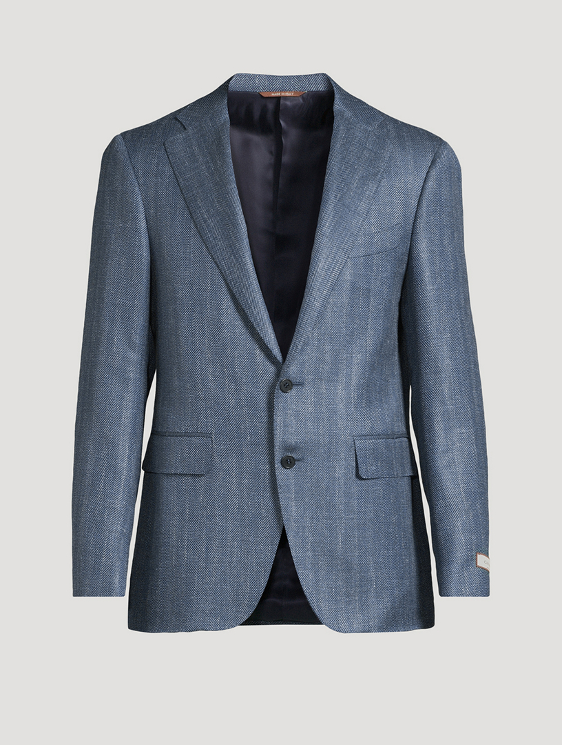 Wool Silk And Linen Jacket