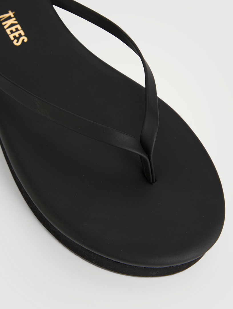 TKEES Lily Leather Platform Flip-Flops | Holt Renfrew
