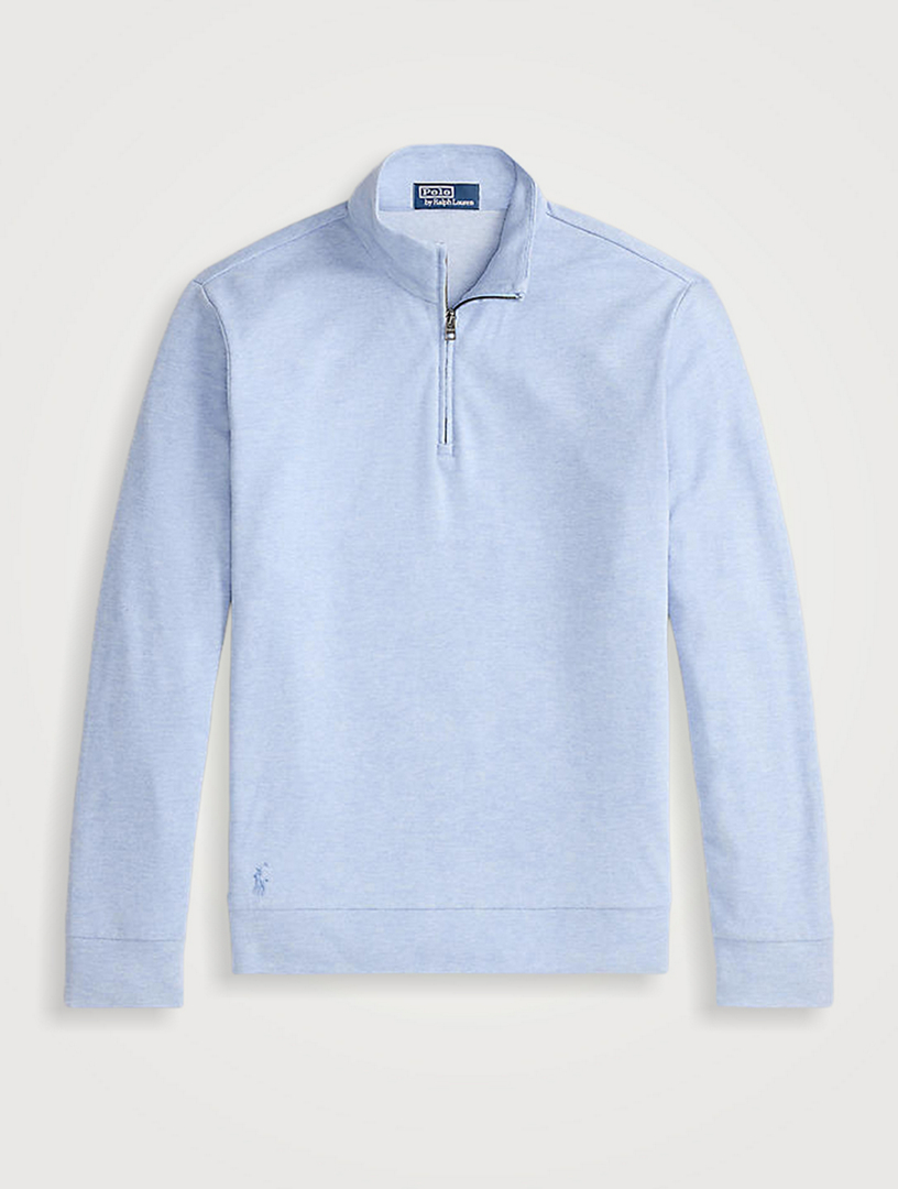 POLO RALPH LAUREN Textured Quarter-Zip Pullover | Holt Renfrew