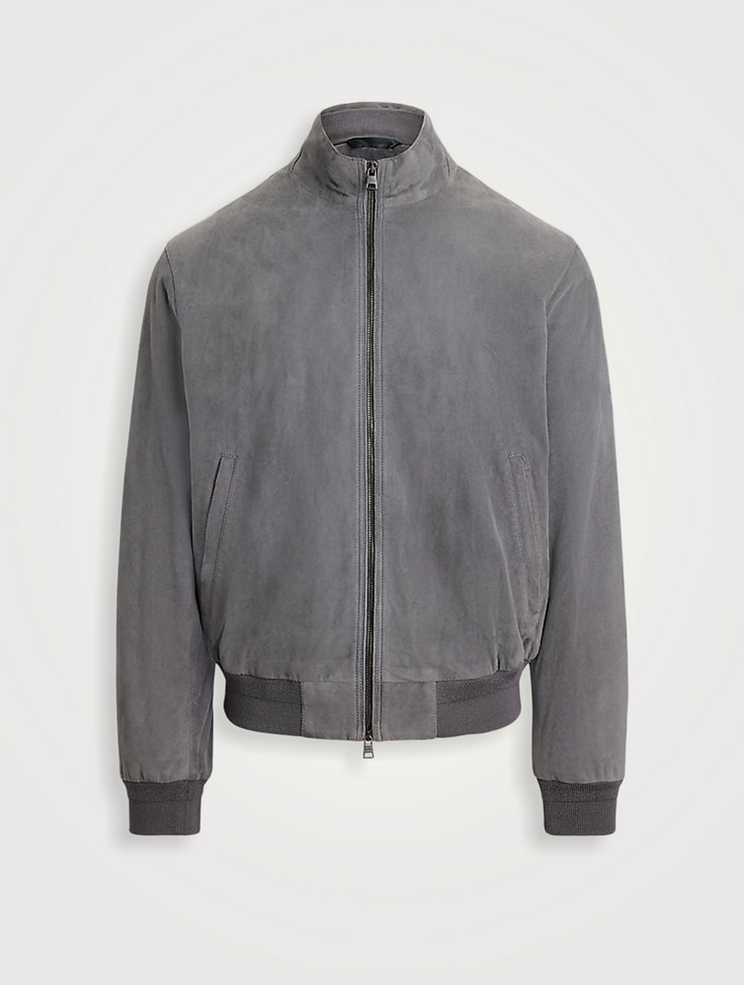 POLO RALPH LAUREN The Charleton Suede Jacket | Holt Renfrew