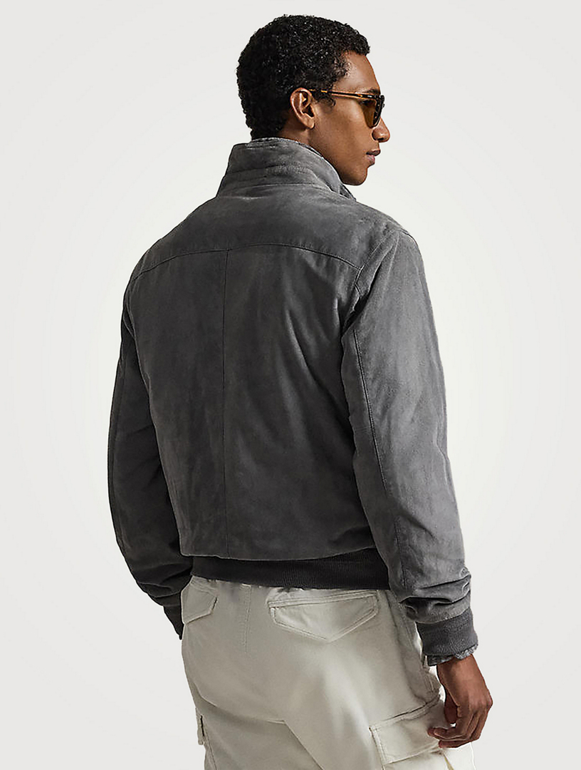 POLO RALPH LAUREN The Charleton Suede Jacket | Holt Renfrew