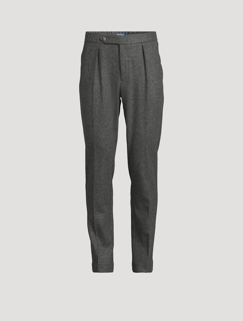 Knit Flannel Suit Trousers