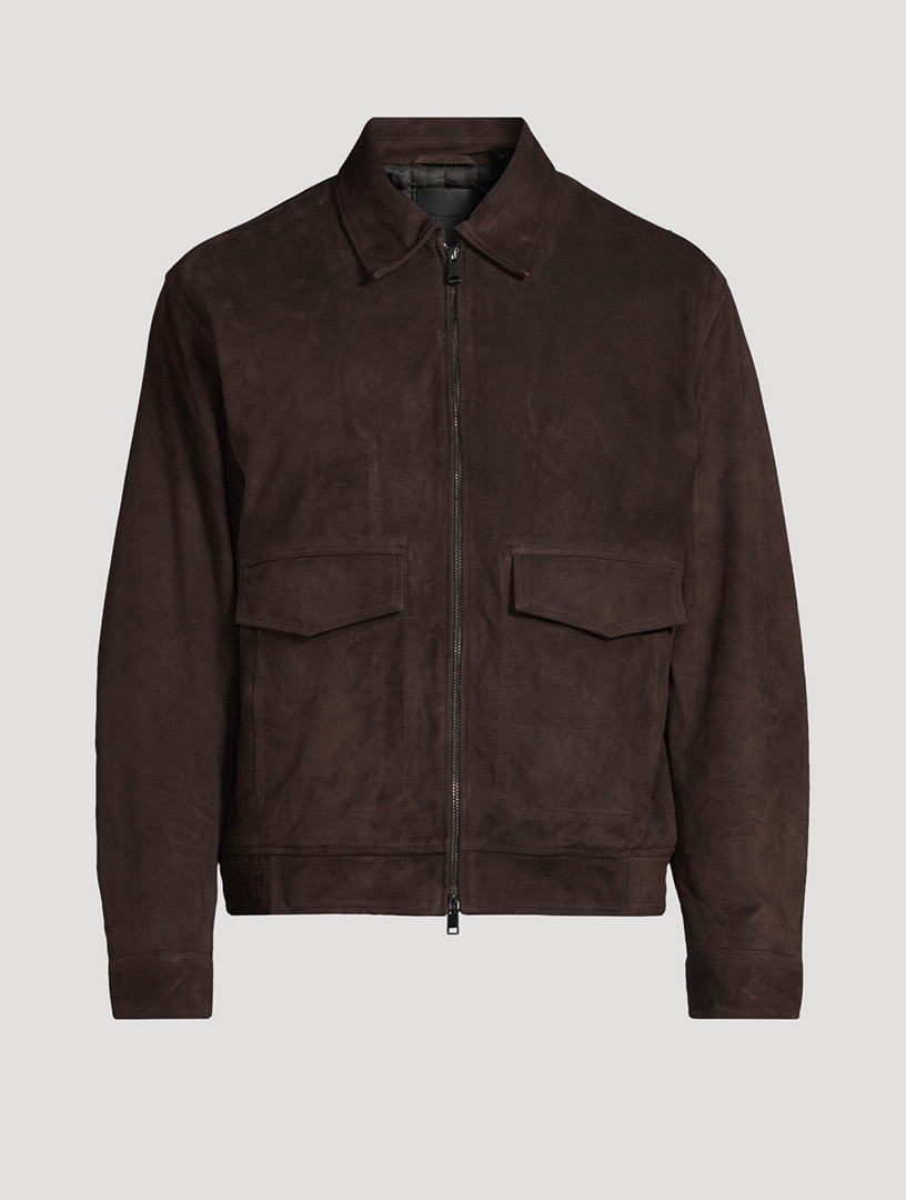 Veste aviateur en cuir Reece