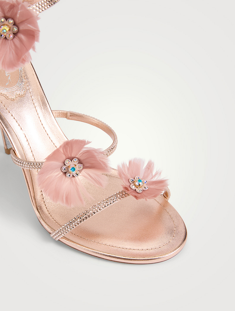 RENE CAOVILLA Jolene Satin Stiletto Sandals | Holt Renfrew