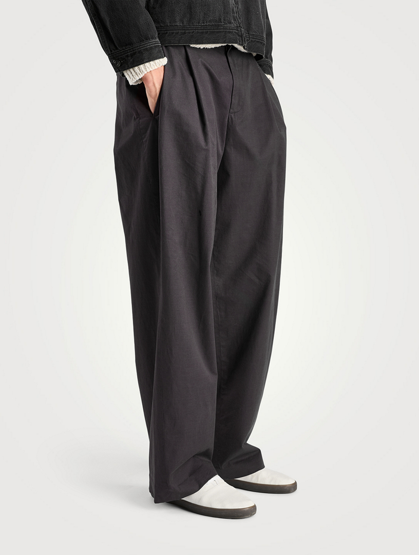 THE ROW Tibor Cotton And Cashmere Pants | Holt Renfrew