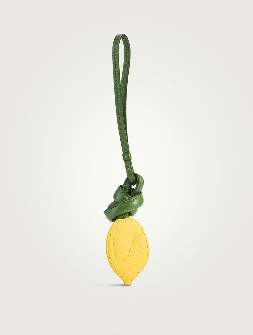 JACQUEMUS Le Citron Leather Bag Charm | Holt Renfrew