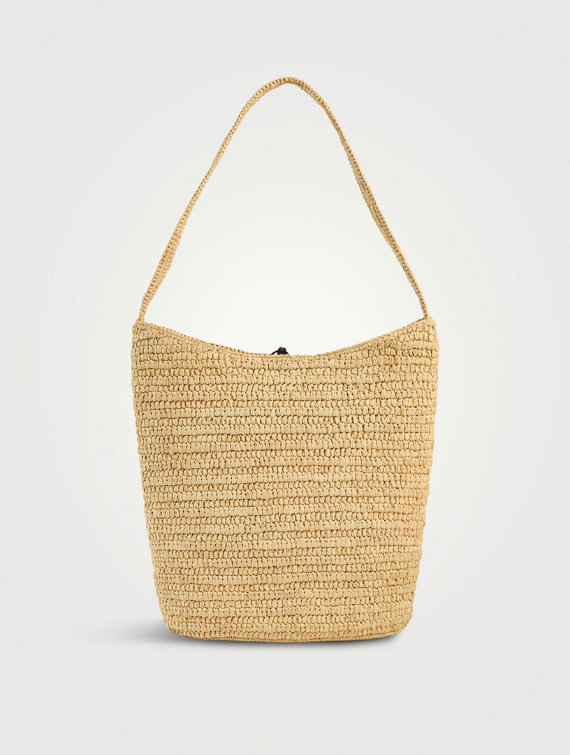 Alma Raffia Shoulder Bag