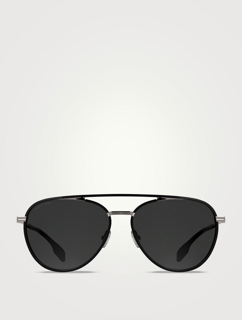 Metal Lines Aviator Sunglasses