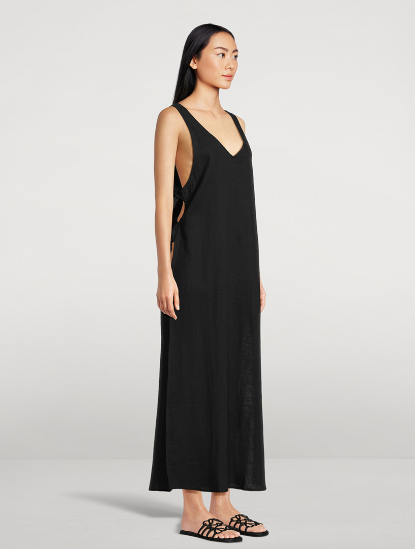 vitamin a linen dress Vitamin A: Playa Shirt Dress