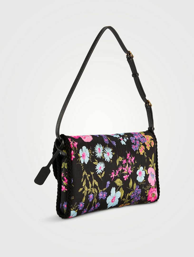 VALENTINO GARAVANI DeVain Floral Jacquard Moiré Papier Shoulder