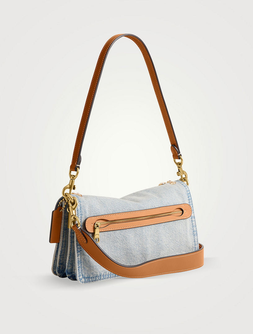 COACH Tabby 26 Embellished Denim Shoulder Bag | Holt Renfrew