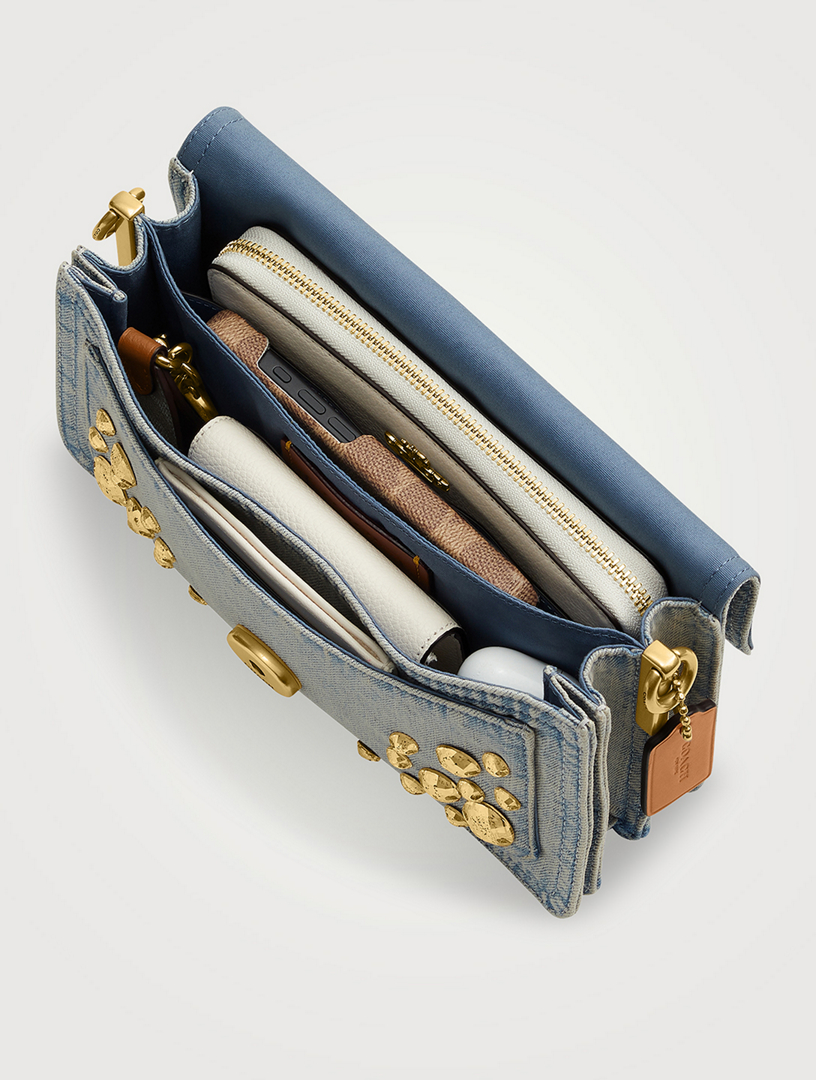 COACH Tabby 26 Embellished Denim Shoulder Bag | Holt Renfrew
