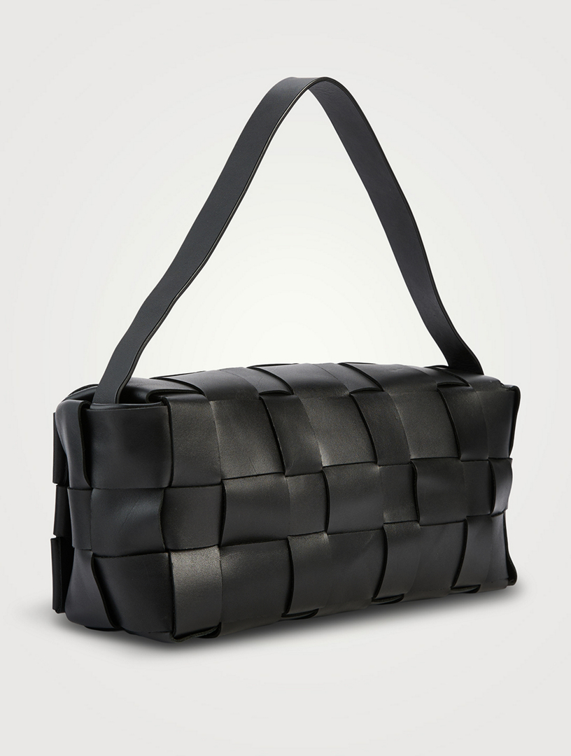 ST. AGNI Mini Woven Leather Envelope Tote Bag | Holt Renfrew