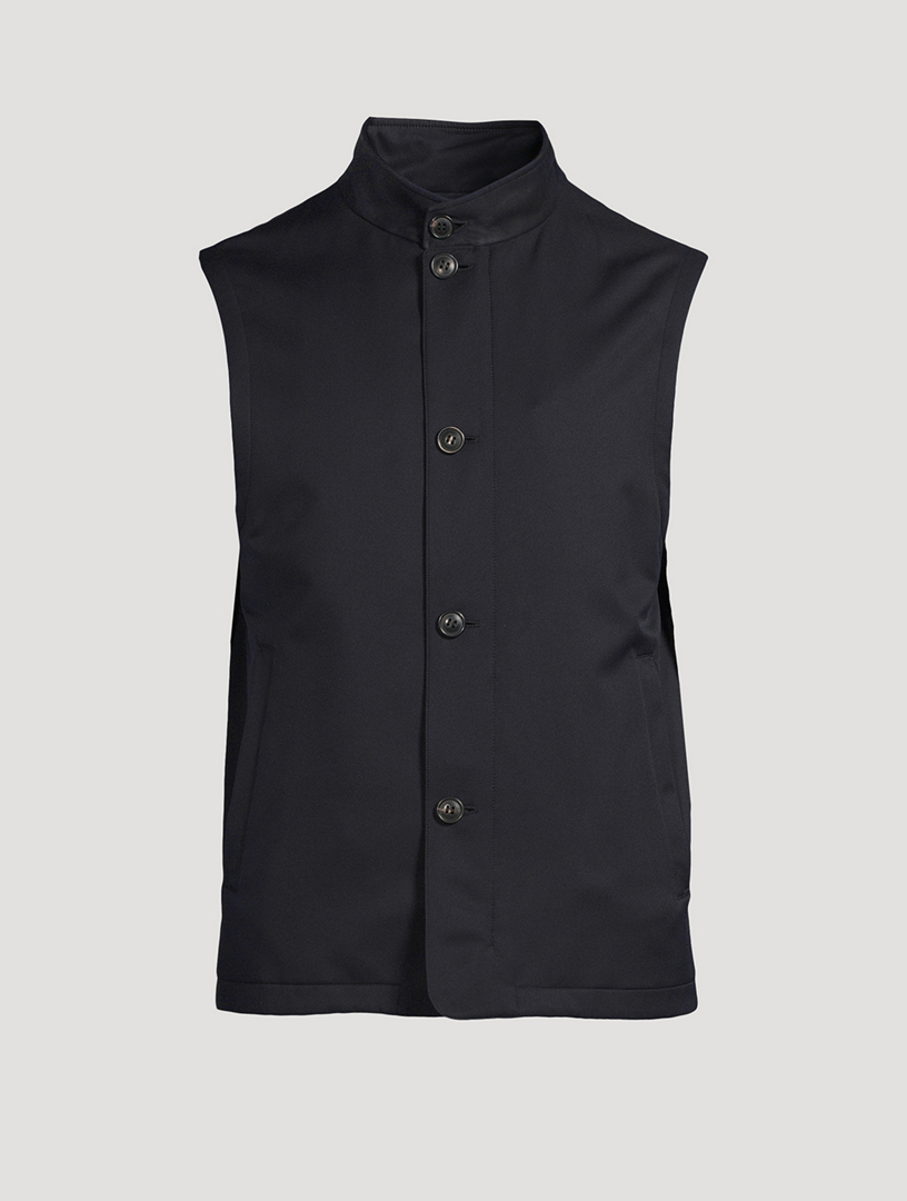 Microfiber Twill Vest