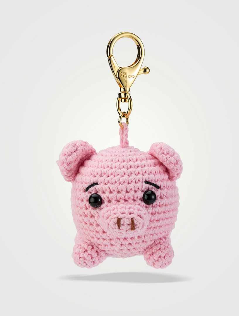 Breloque crochetée Cochon