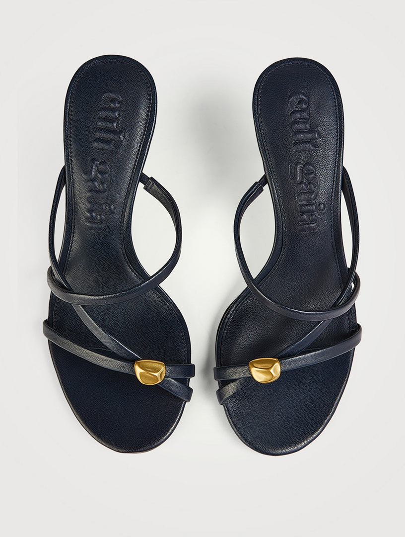 CULT GAIA Valeska Leather Mules | Holt Renfrew