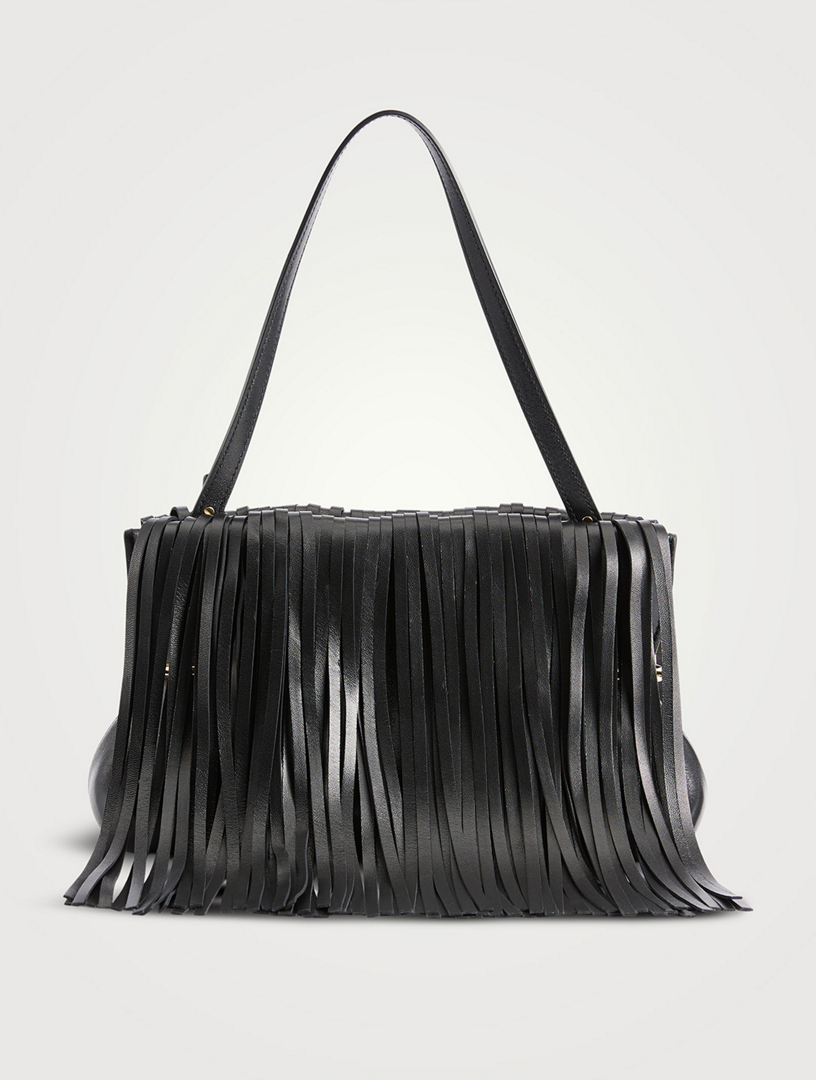 GIVENCHY Pinch Fringe Leather Clutch | Holt Renfrew