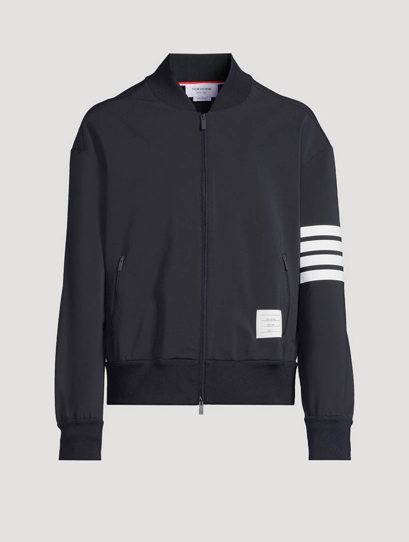 THOM BROWNE Tech Viscose Zip Bomber Jacket | Holt Renfrew