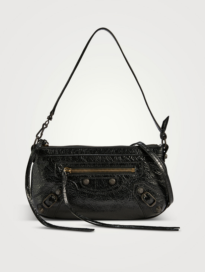 BALENCIAGA Le City Leather Pouch-On-Strap | Holt Renfrew