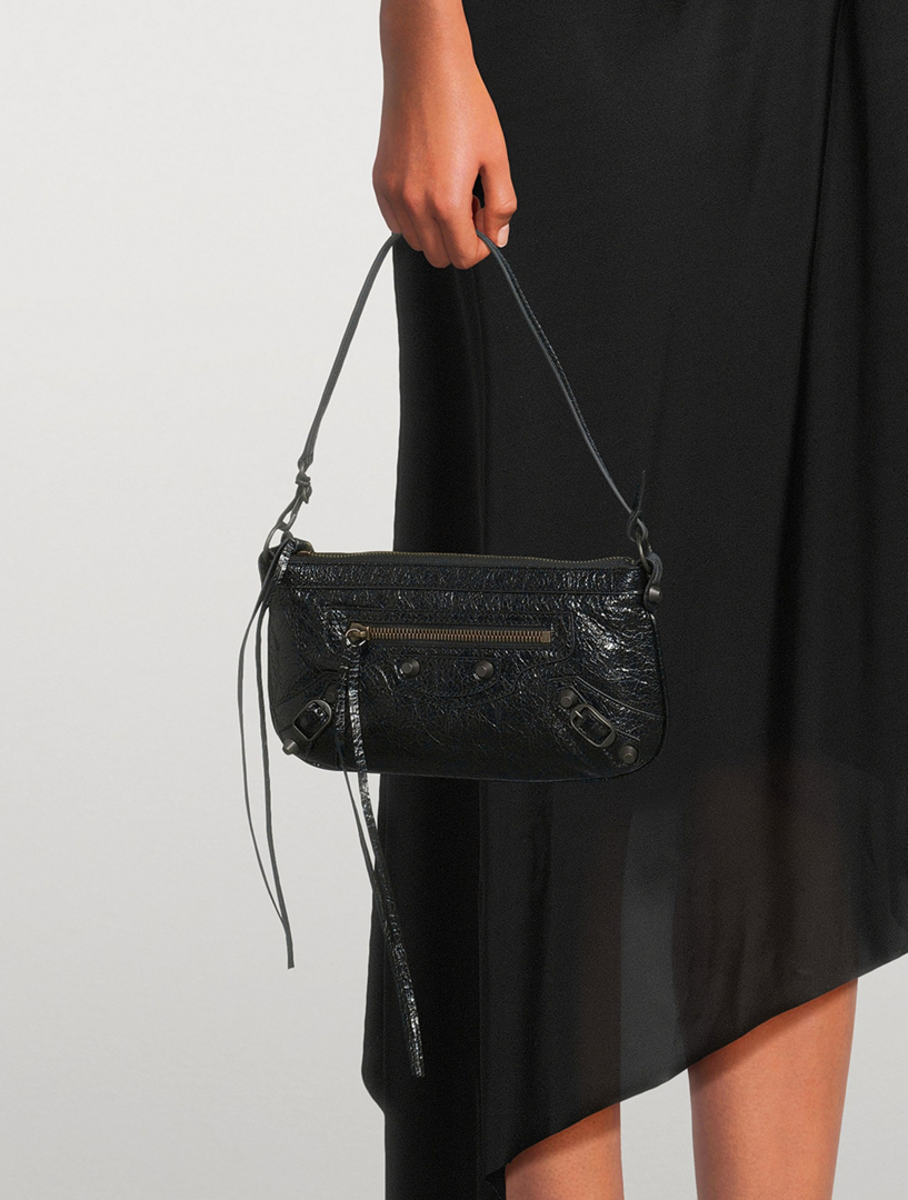 BALENCIAGA Le City Leather Pouch-On-Strap | Holt Renfrew