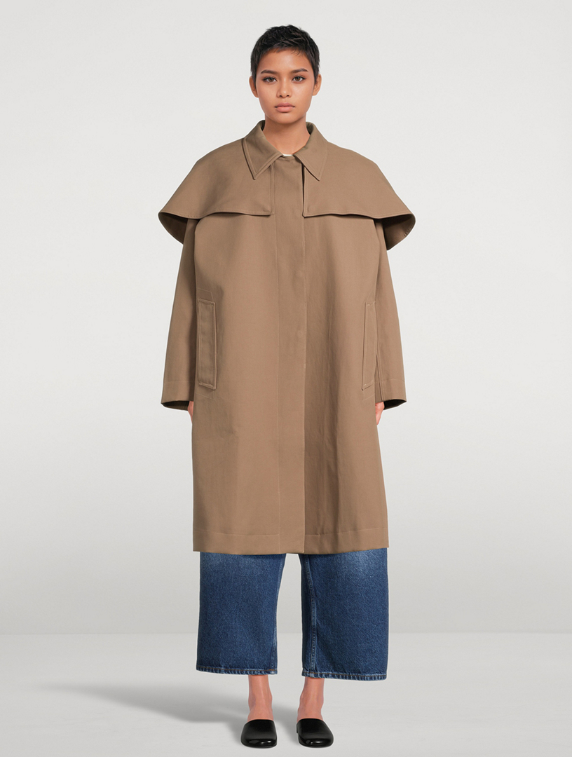 STUDIO NICHOLSON Haver Coat With Removable Cape | Holt Renfrew