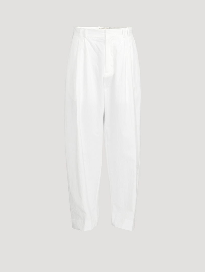 Line Cotton Pants