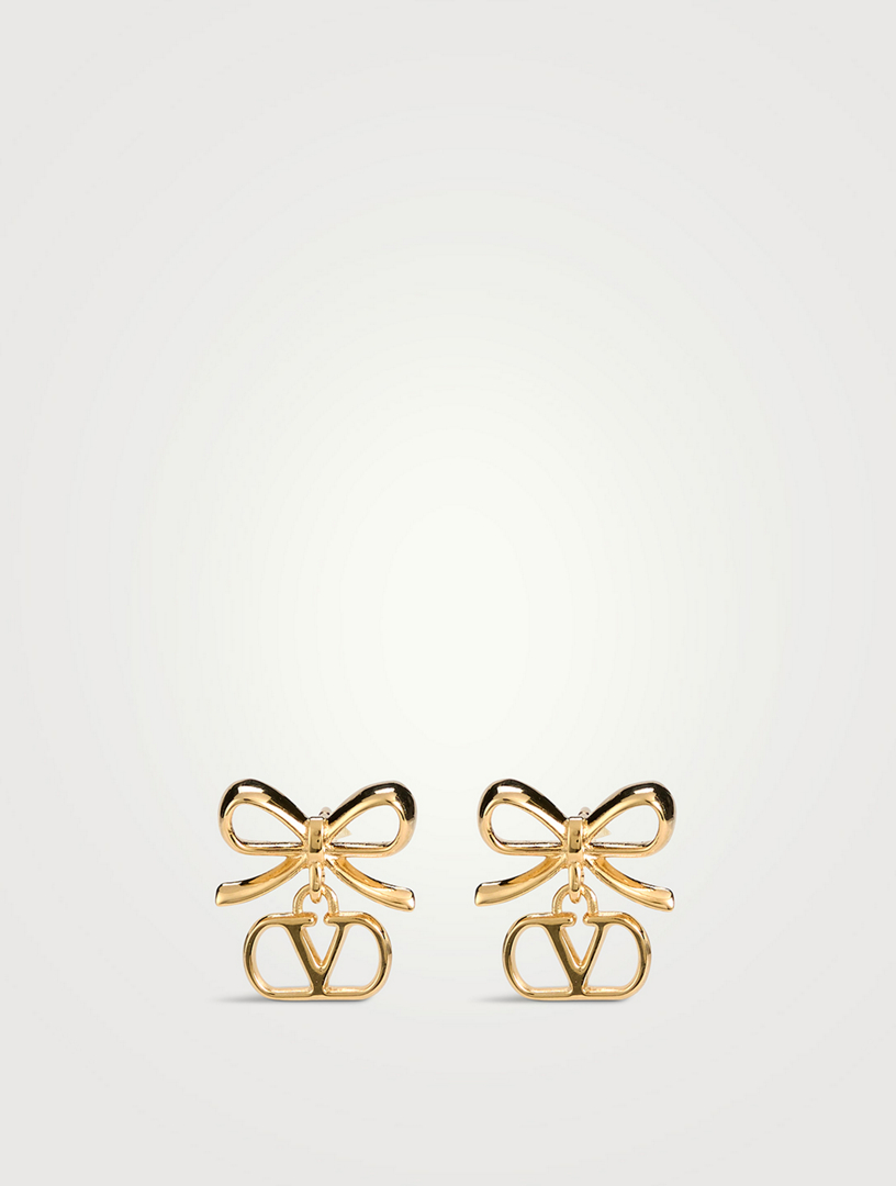 VLogo Signature Metal Earrings