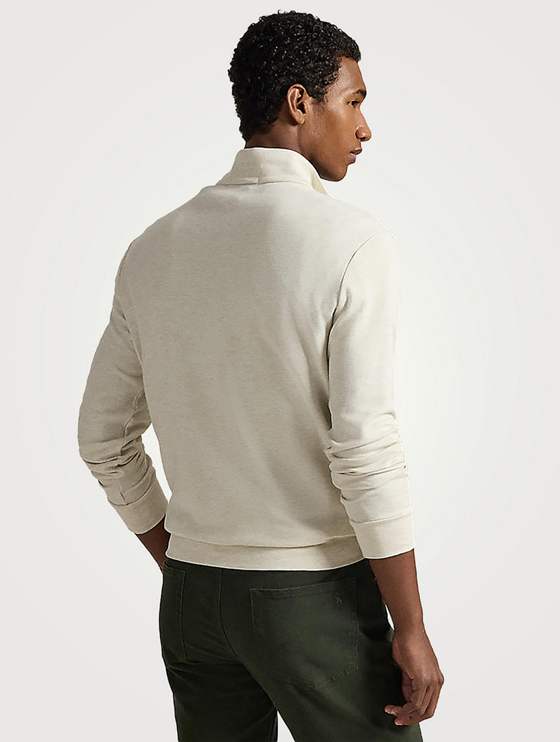 POLO RALPH LAUREN Double-Knit Quarter-Zip Sweater | Holt Renfrew