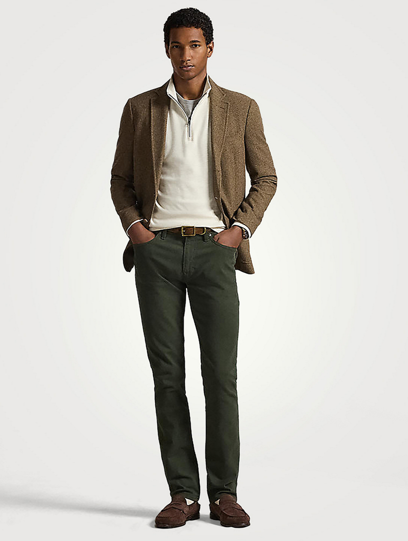 POLO RALPH LAUREN Double-Knit Quarter-Zip Sweater | Holt Renfrew