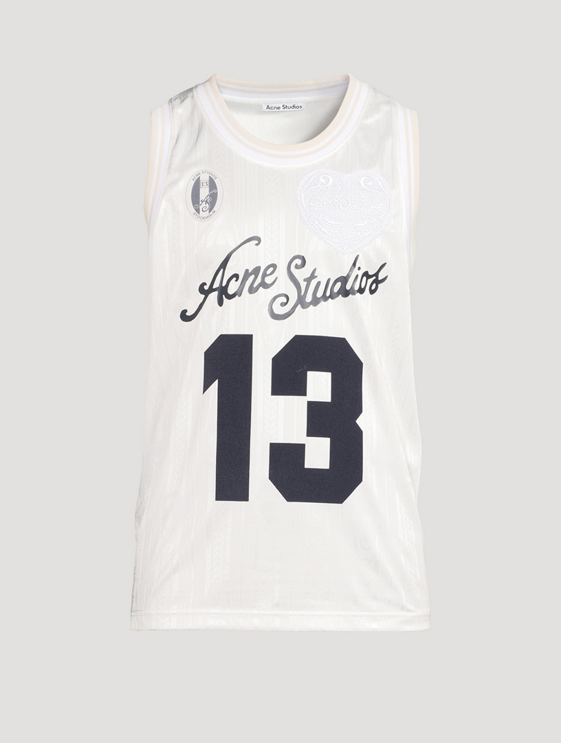 ACNE STUDIOS Sports Logo Jersey Tank Top | Holt Renfrew