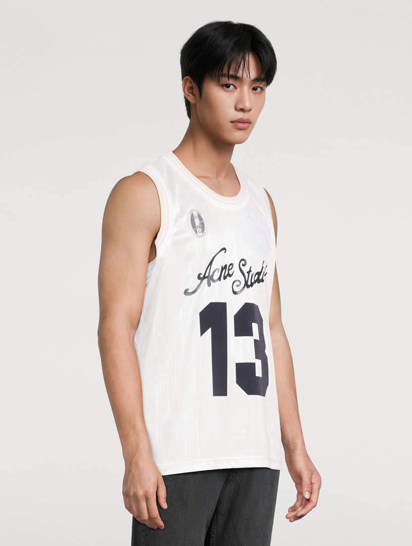 ACNE STUDIOS Sports Logo Jersey Tank Top | Holt Renfrew