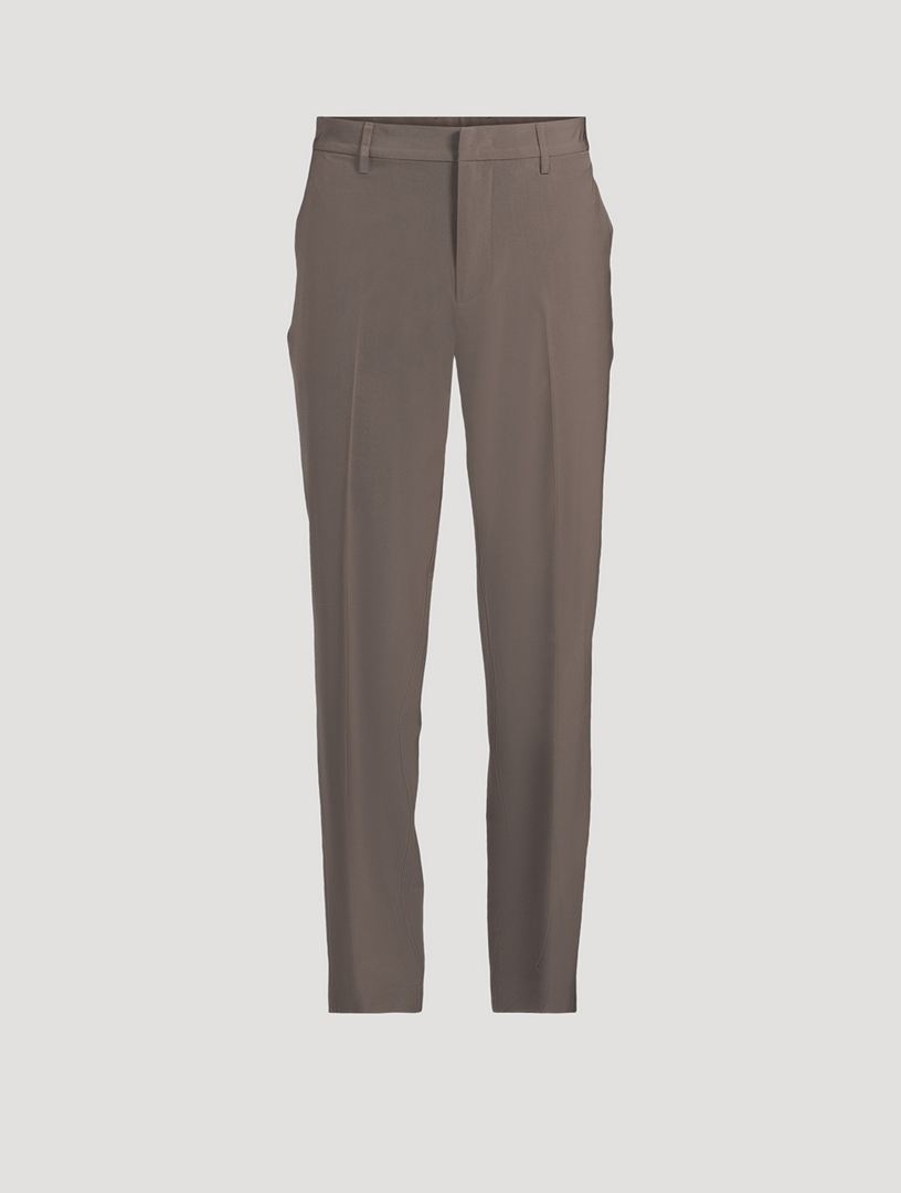 Nylon Viscose-Blend Pants