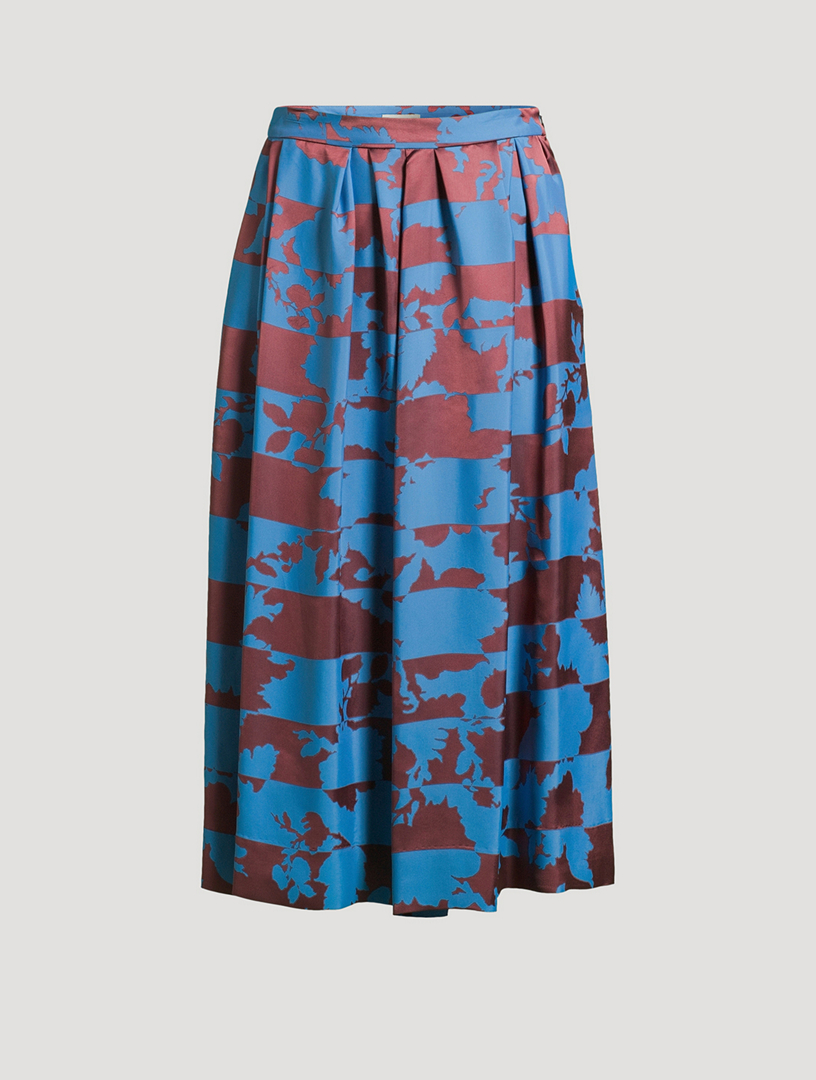 Soni Printed Midi Skirt