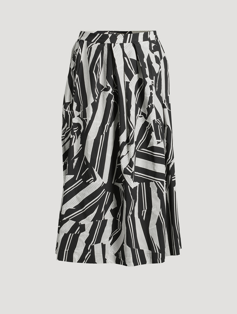 Soni Printed Midi Skirt
