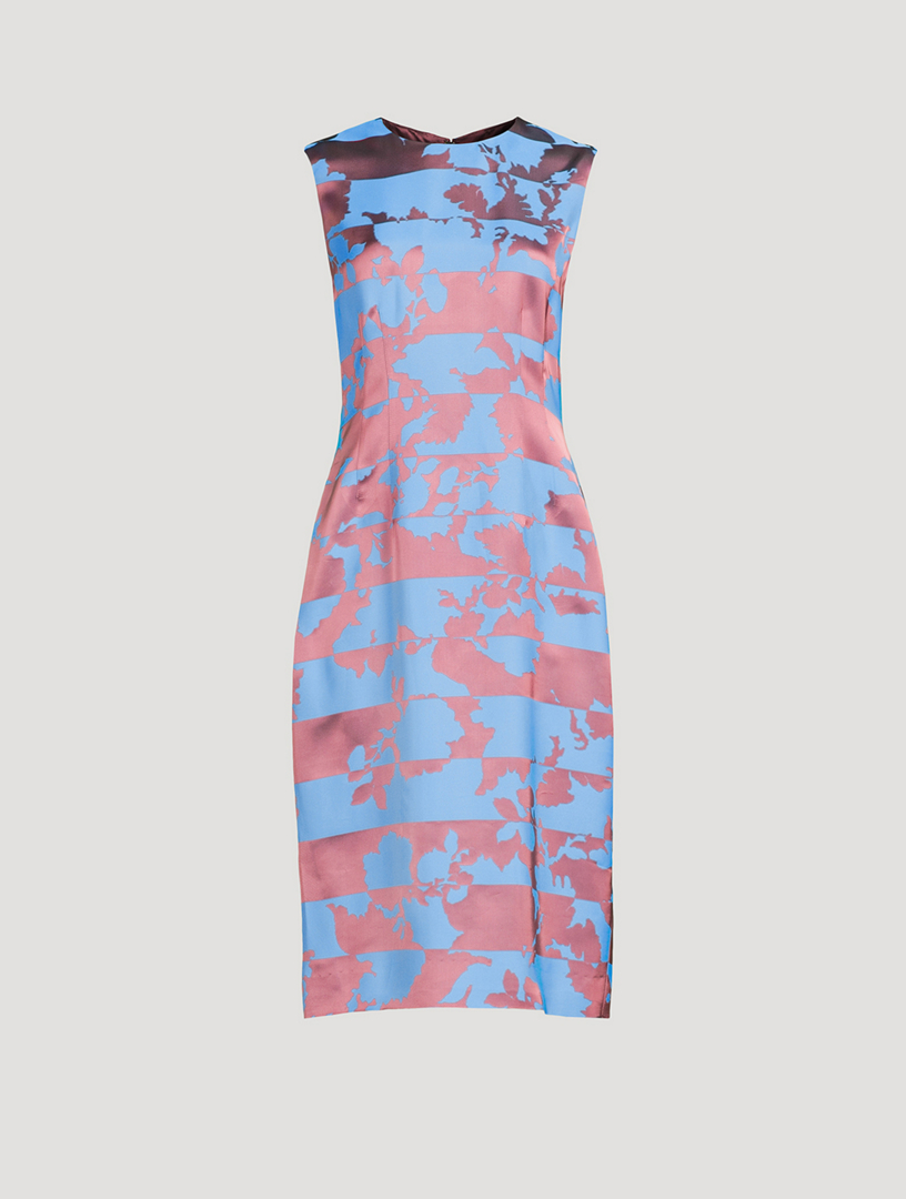 Delavina Printed Midi Dress