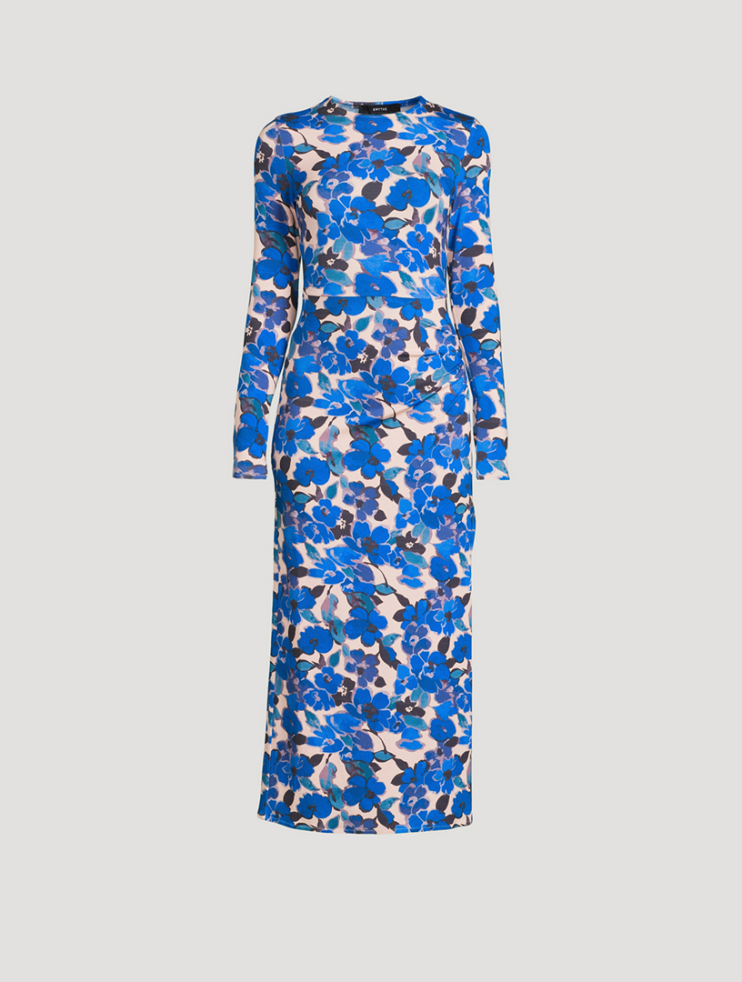 navy blue dress for baby girl Reformation Afton Dress main image 0