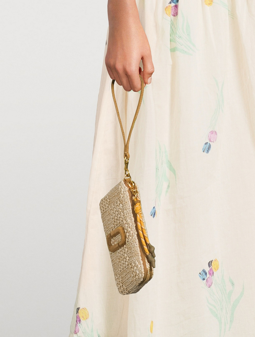 MARC JACOBS The Summer Woven Snapshot Wristlet | Holt Renfrew