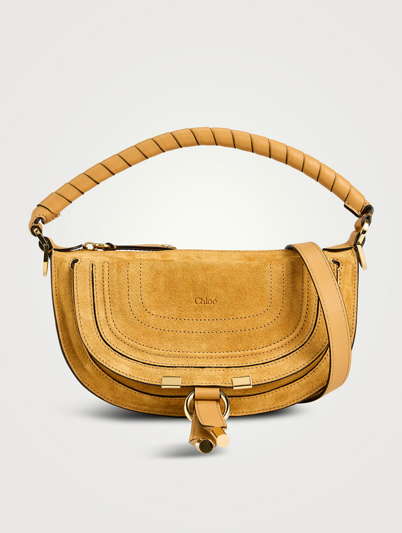 Marcie Suede Shoulder Bag
