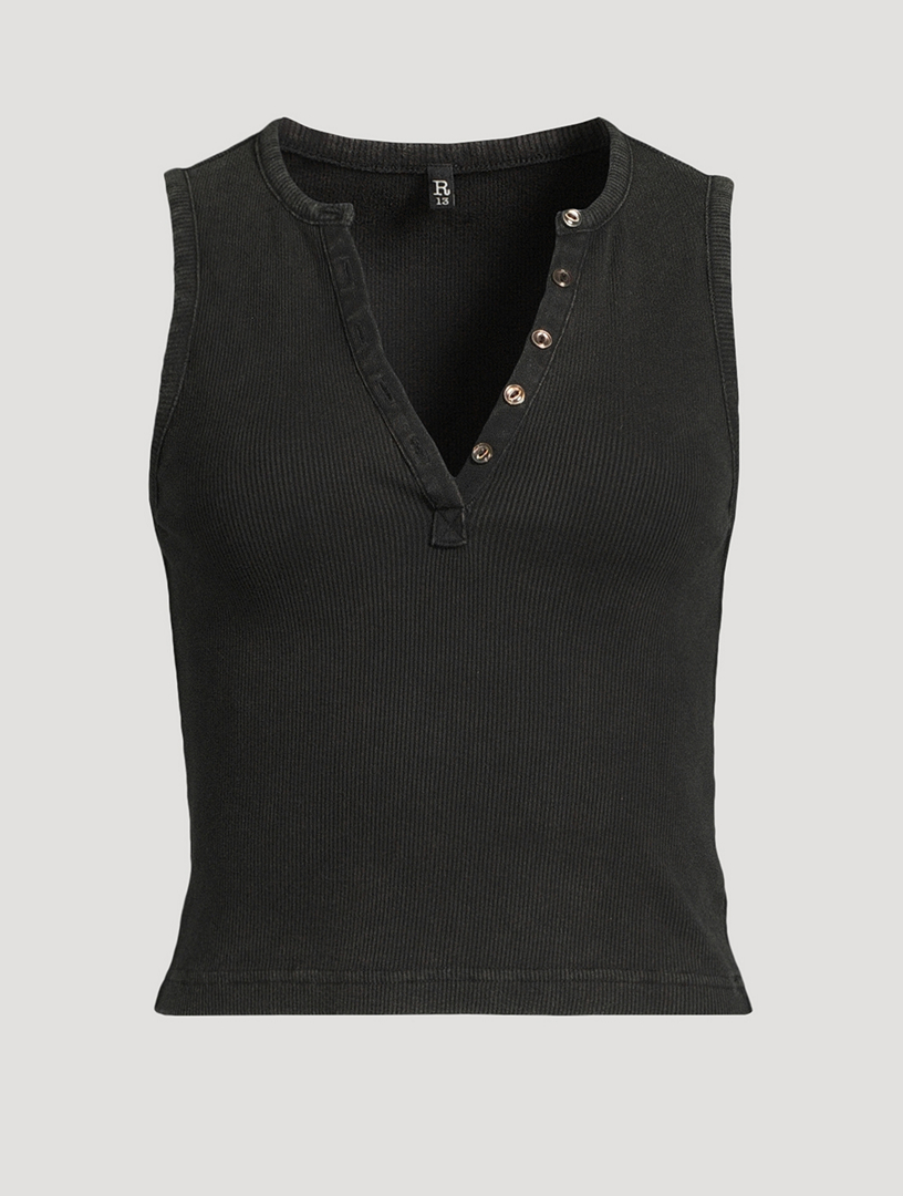 Henley Tank Top