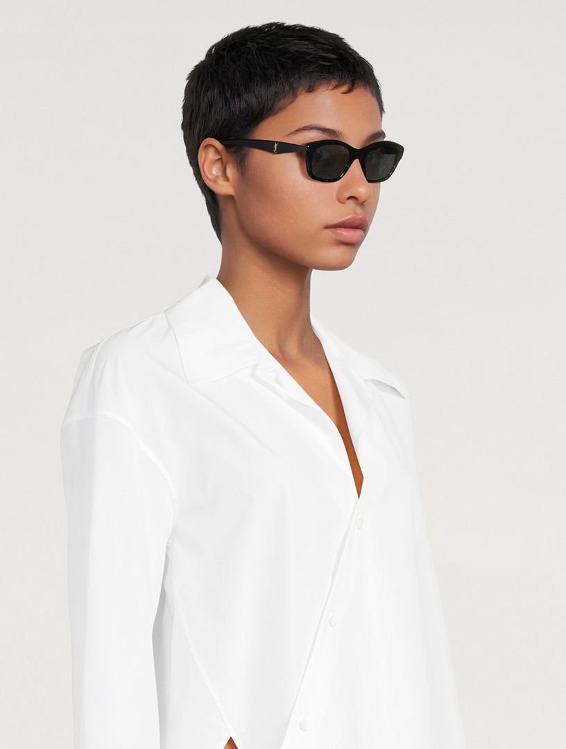SAINT LAURENT SL M172 Rectangular Sunglasses | Holt Renfrew