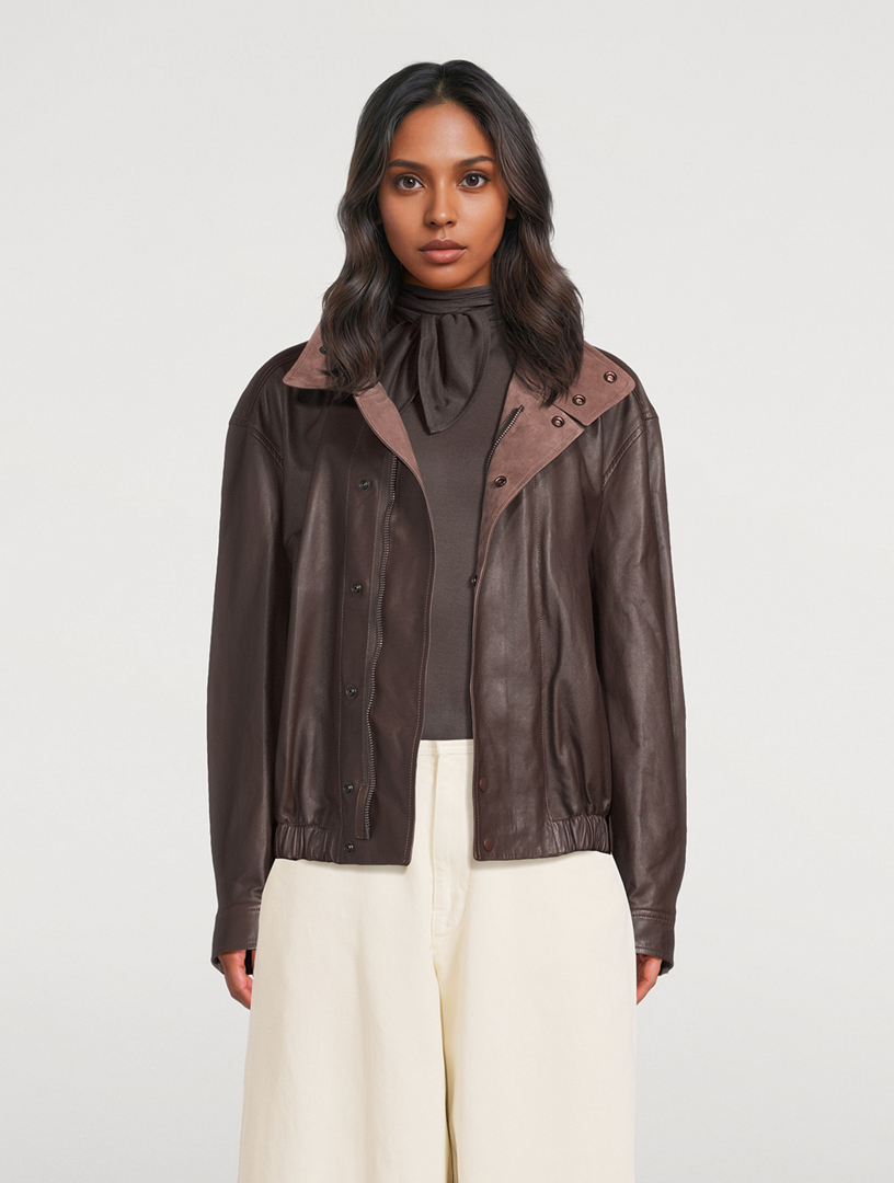 LEMAIRE Leather Jacket | Holt Renfrew